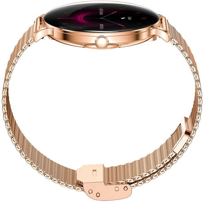 Forever Išmanusis laikrodis Lucca SB-370 Rose Gold - Leopard Print
