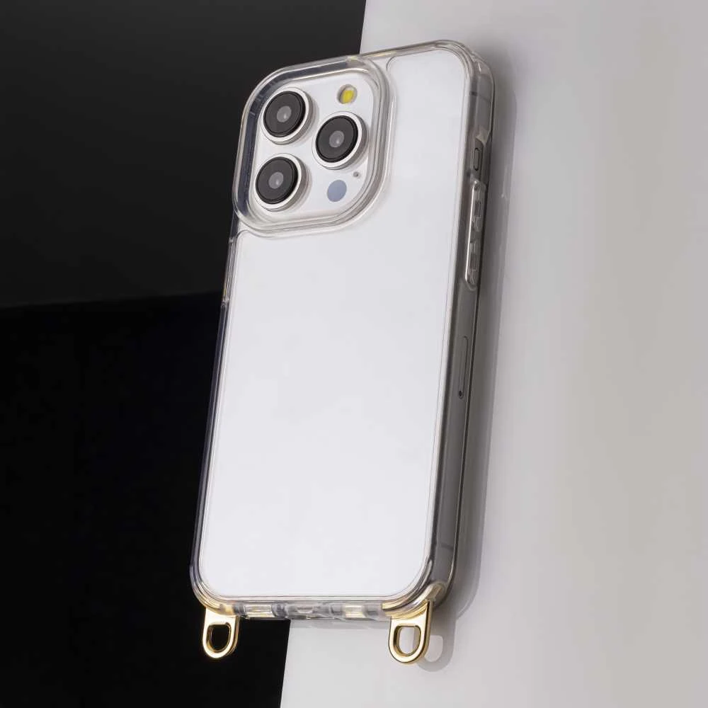 Telforceone Dėklas su kabliukais, skirtas iPhone 13 14 6,1 aukso spalvos