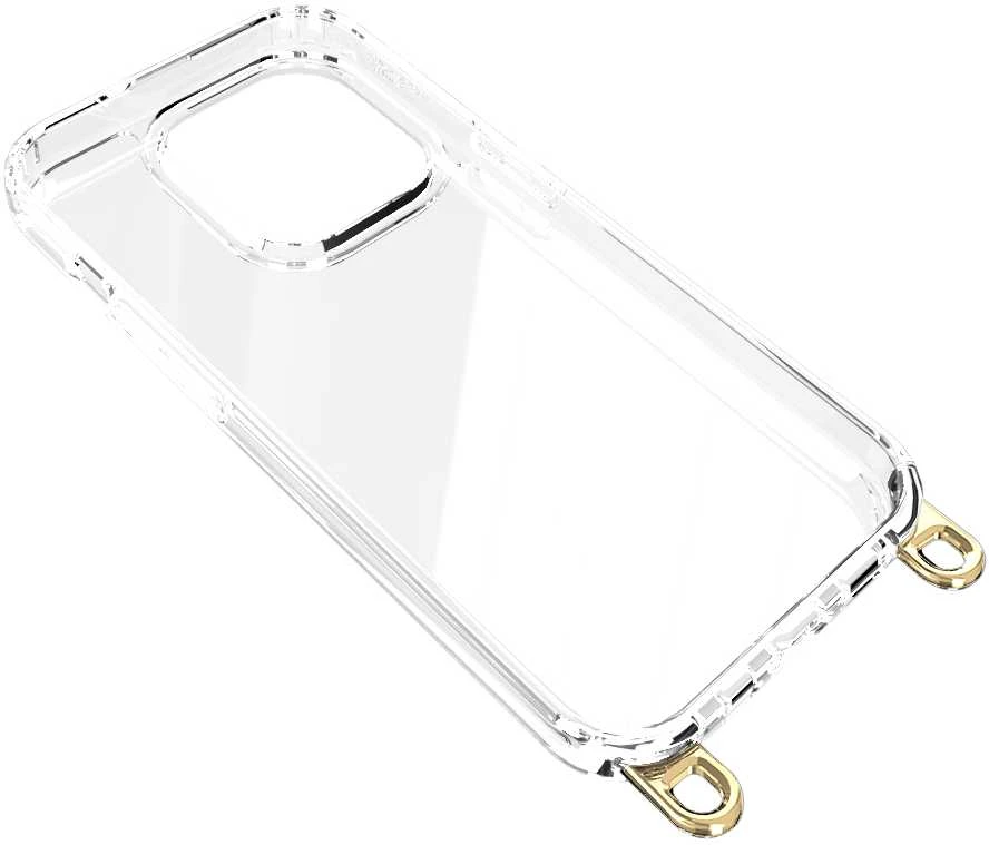 Telforceone Dėklas su kabliukais, skirtas iPhone 13 14 6,1 aukso spalvos