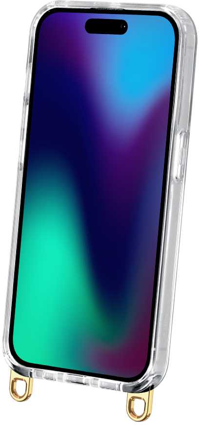 Telforceone Dėklas su kabliukais, skirtas iPhone 15 Pro 6,1 aukso spalvos