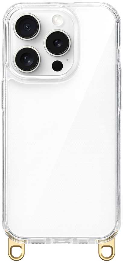 Telforceone Dėklas su kabliukais, skirtas iPhone 15 Pro 6,1 aukso spalvos