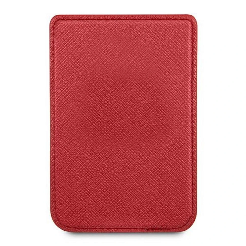 „Guess“ piniginės kortelių lizdas GUWMSSASLREMagSafe Saffiano raudona