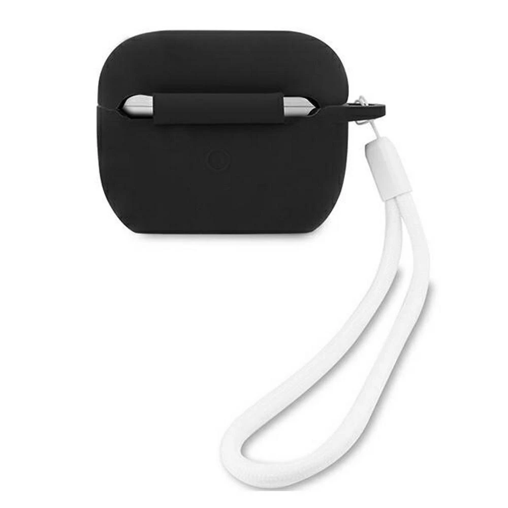 Dėklas Guess GUACAPLSVSBW AirPods Pro dangtelis juodas/baltas Silicone Vintage