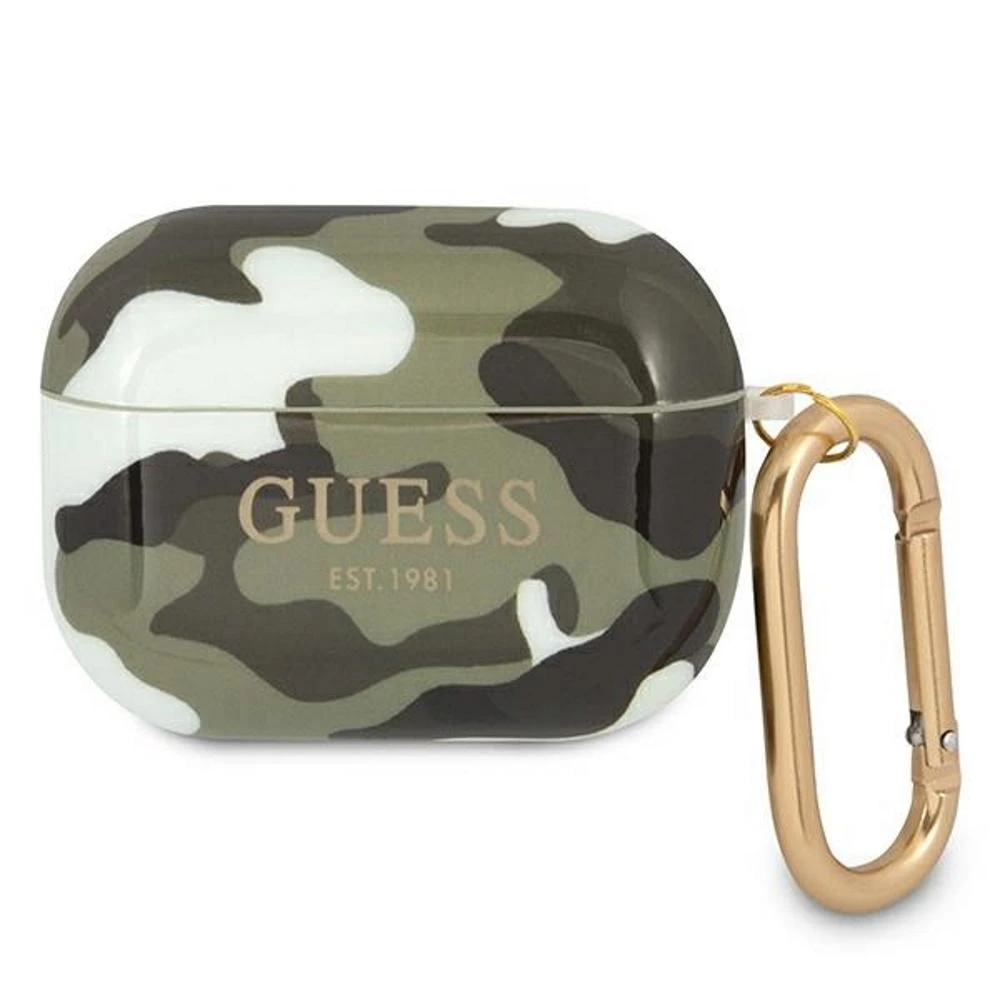Guess GUAPUCAMA AirPods Pro dėklas khaki Camo Collection