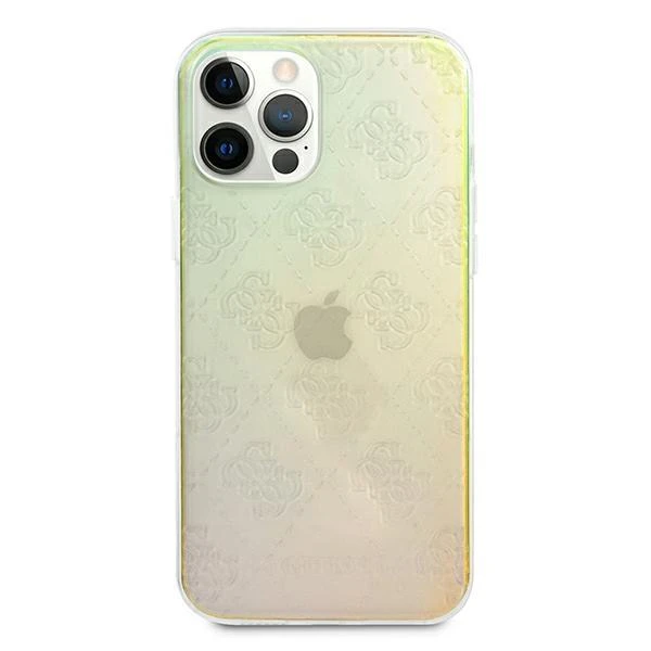 Apple iPhone 12 Mini Guess dėklas 4G 3D Pattern Collection (GUHCP12S3D4GIRBL) įvairiaspalvis
