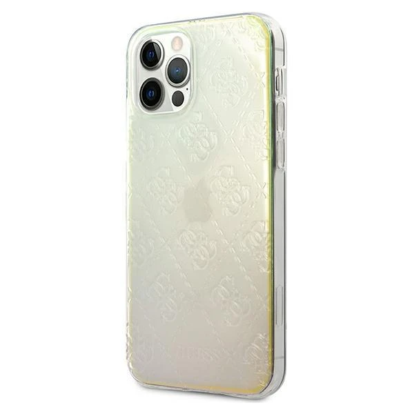 Apple iPhone 12 Mini Guess dėklas 4G 3D Pattern Collection (GUHCP12S3D4GIRBL) įvairiaspalvis