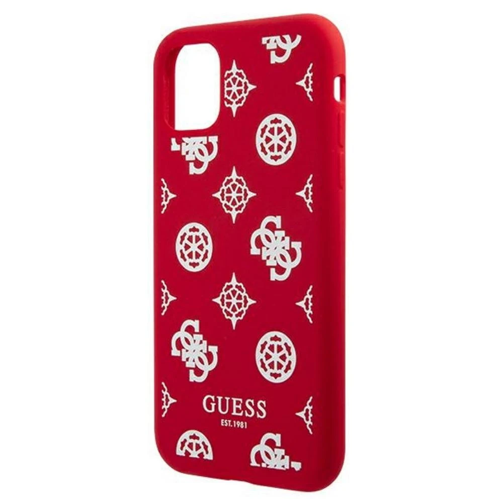 Guess GUHCP12LLSPEWRE Apple iPhone 12 Pro Max 6,7″ red kietas dėklas Peony Collection