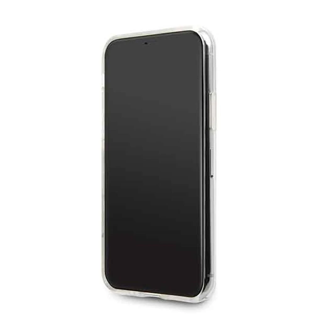Guess GUHCN58PCUGLPI iPhone 11 Pro rožinė/rožinė kietas dėklas 4G Circle Blizgučiai