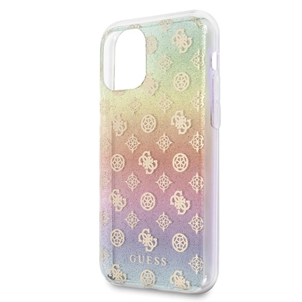 Apple iPhone 11 Pro Guess Multicolor Dėklas Iridescent 4G Peony (GUHCN58PEOML) įvairiaspalvis