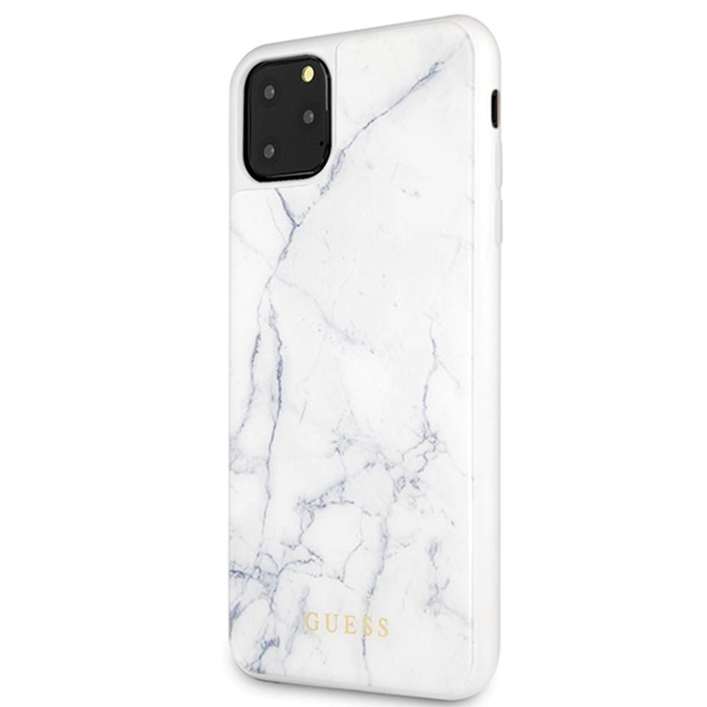 Guess GUHCN65HYMAWH iPhone 11 Pro Max baltas marmuras