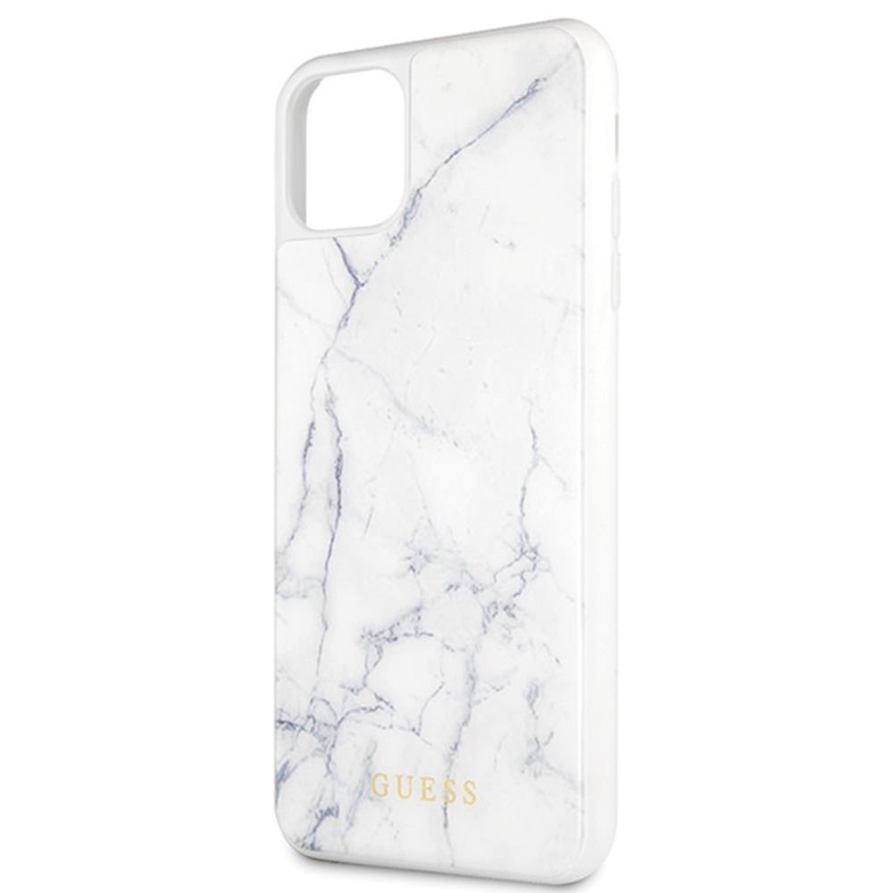 Guess GUHCN65HYMAWH iPhone 11 Pro Max baltas marmuras