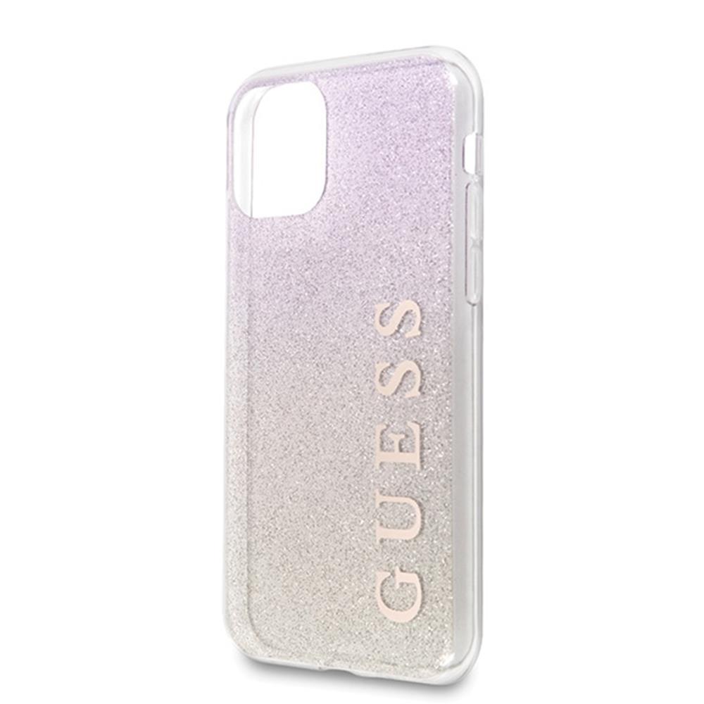 Dėklas GUESS HARD CASE GRADIENT GLITTER GUHCN65PCUGLGPI IPHONE 11 PRO MAX Rožinis-GOLD