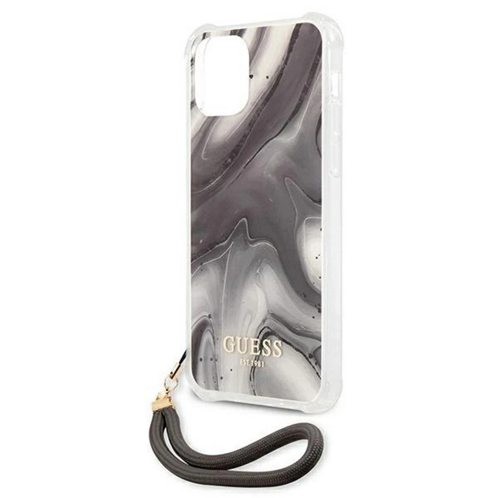 Dėklas Guess GUHCP12MKSMAGR Apple iPhone 12/12 Pro 6,1" pilkos spalvos hardcase Marble Collection