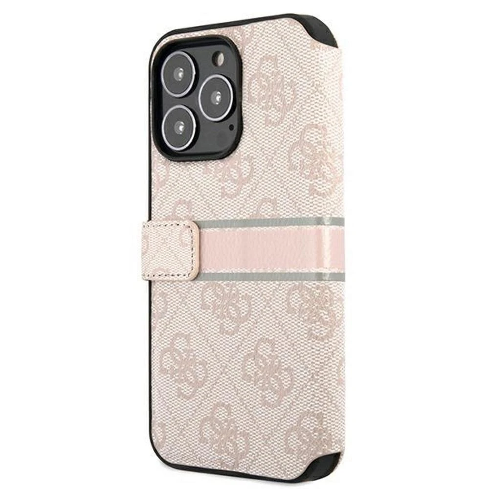 Guess Telefono dėklas iPhone 13 Pro, rožinis