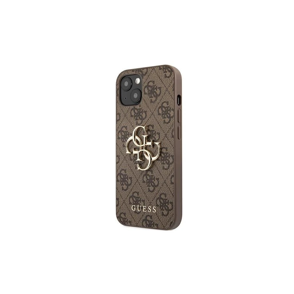 Apple iPhone 13 Pro 6,1″ Guess dėklas 4G Big Metal Logo GUHCP13L4GMGBR rudos spalvos
