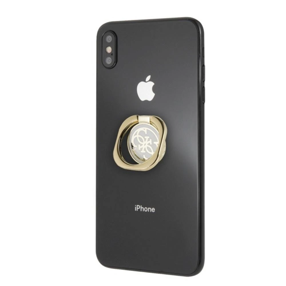 Guess Ring stand GURSEQGWH auksinis & baltos spalvos 4G