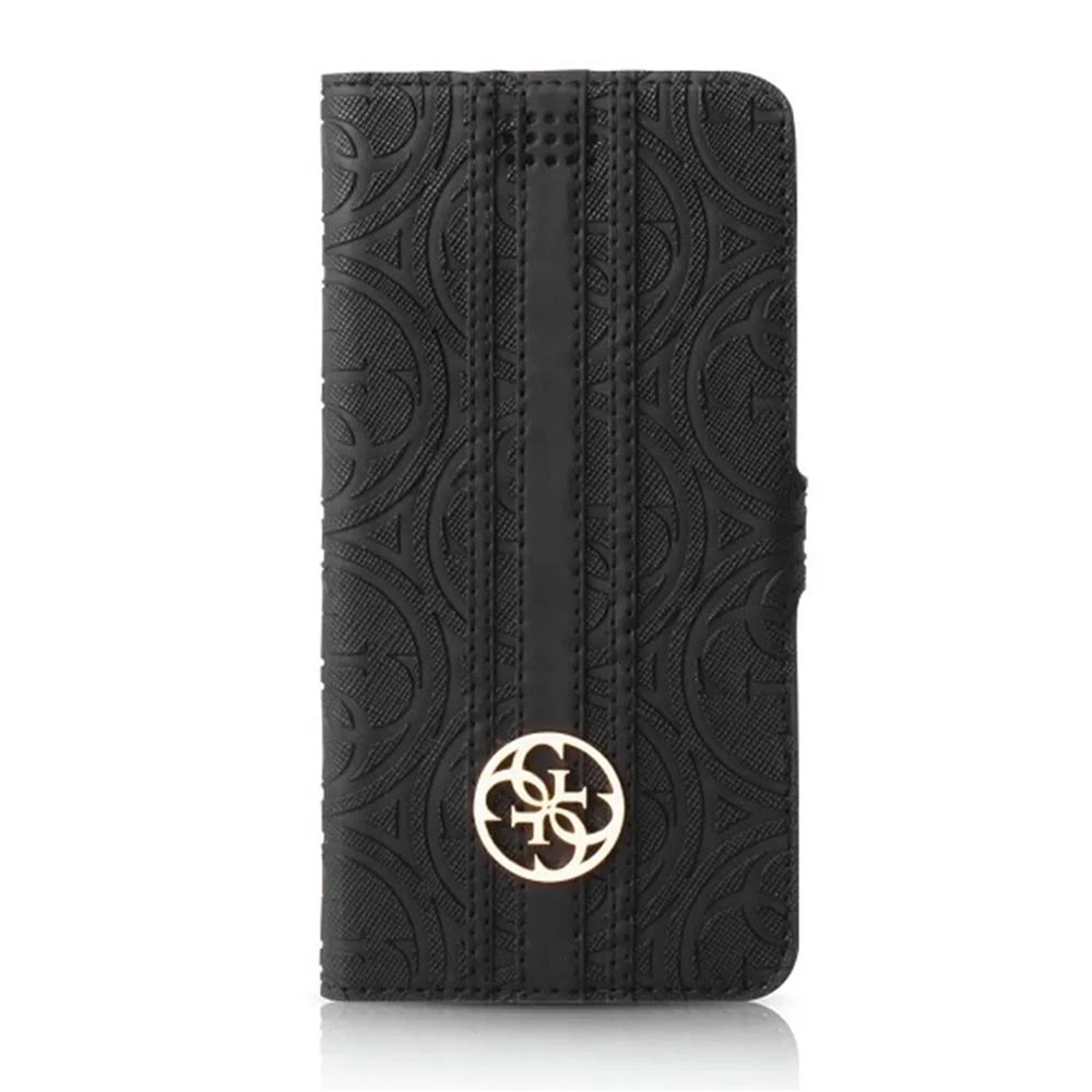 „Guess 4G Heritage Book Universal XL“ dėklas 5.2" - 5.7" - juodas