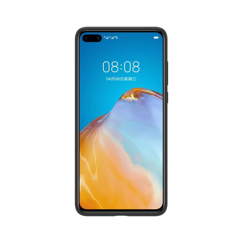 Silikoninis dėklas for Huawei P40 (Juodas)