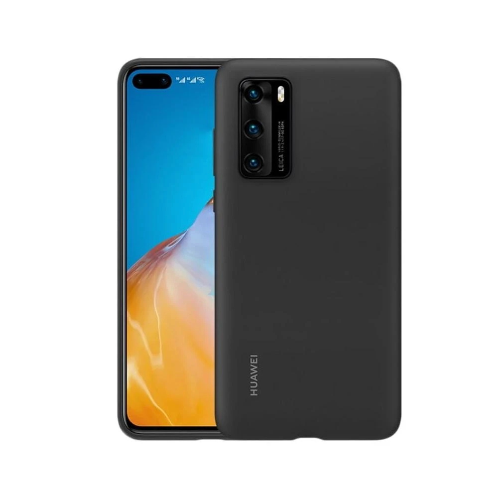 Silikoninis dėklas for Huawei P40 (Juodas)
