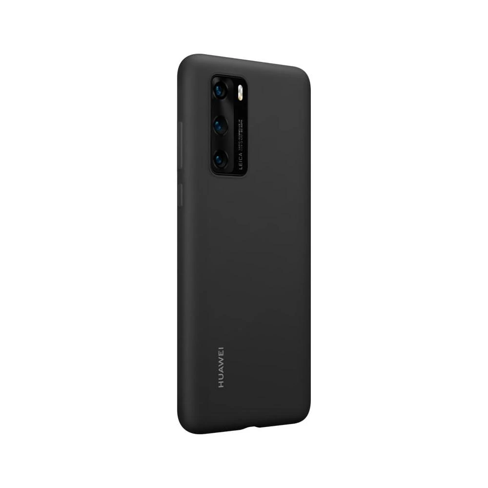 Silikoninis dėklas for Huawei P40 (Juodas)