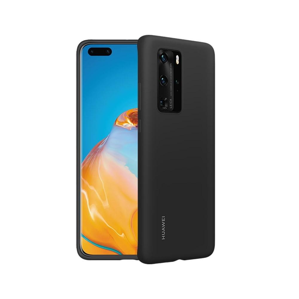 Silikoninis dėklas for Huawei P40 Pro (Juodas)
