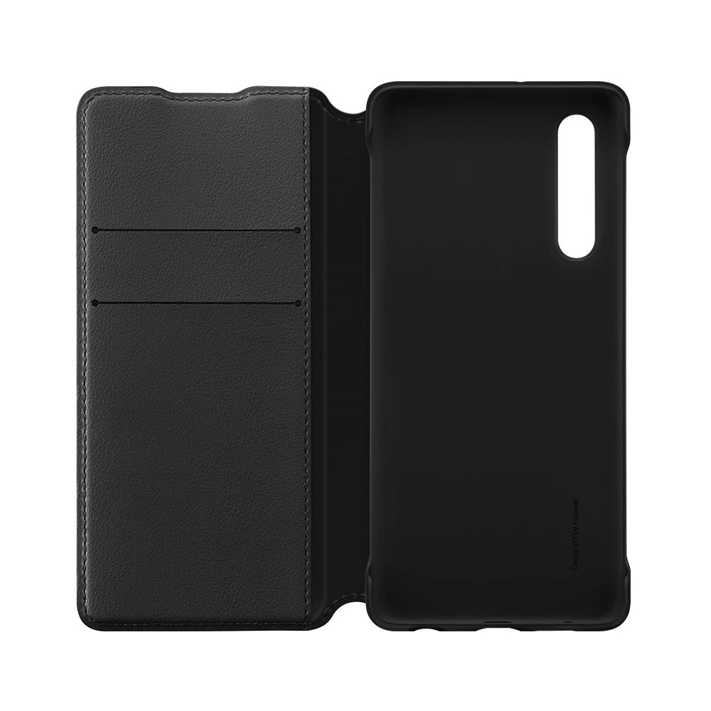 Huawei atverčiamas dėklas skirtas Huawei P30, juodas