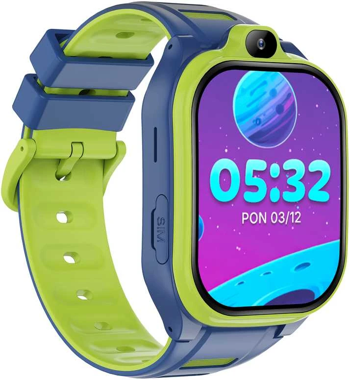 Išmanusis laikrodis vaikams Forever Išmanusis laikrodis GPS WiFi 4G Kids Boost KW-530 mėlynas