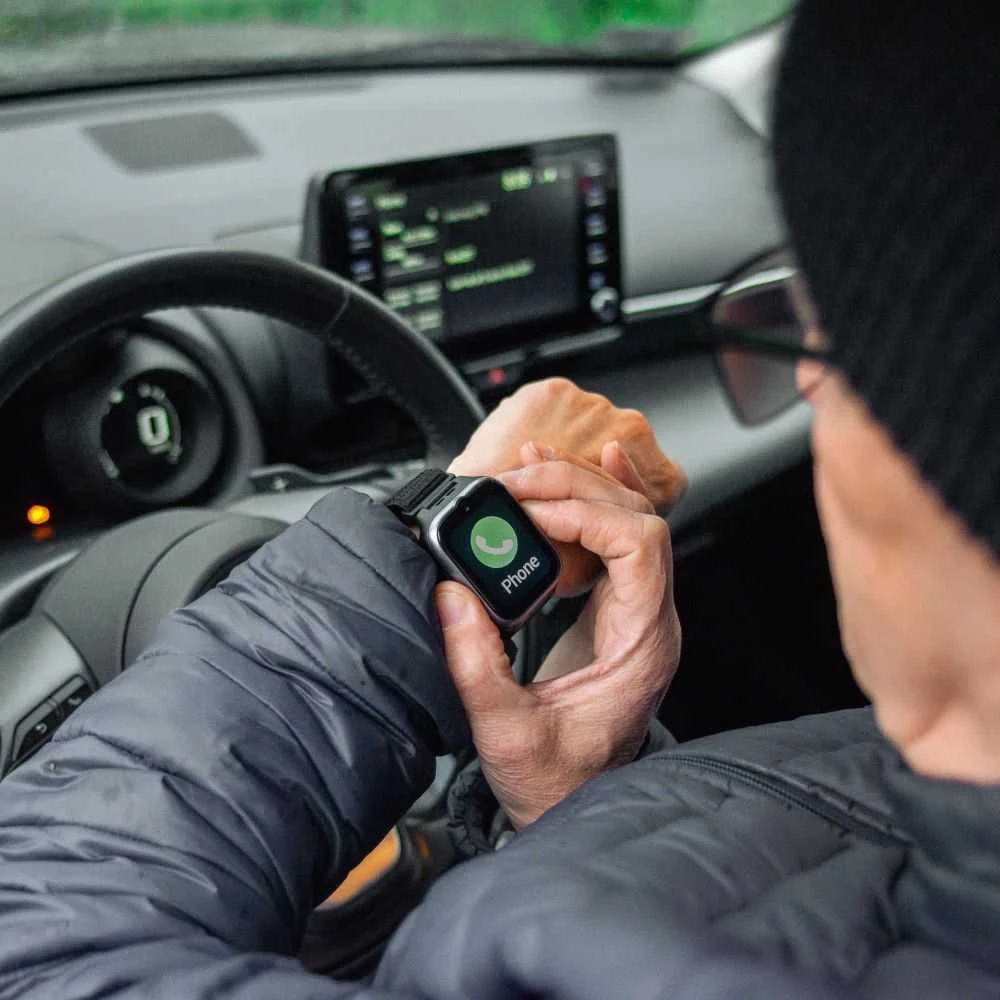 „myPhone CareWatch“ išmanusis laikrodis, juodas (SMA002821)