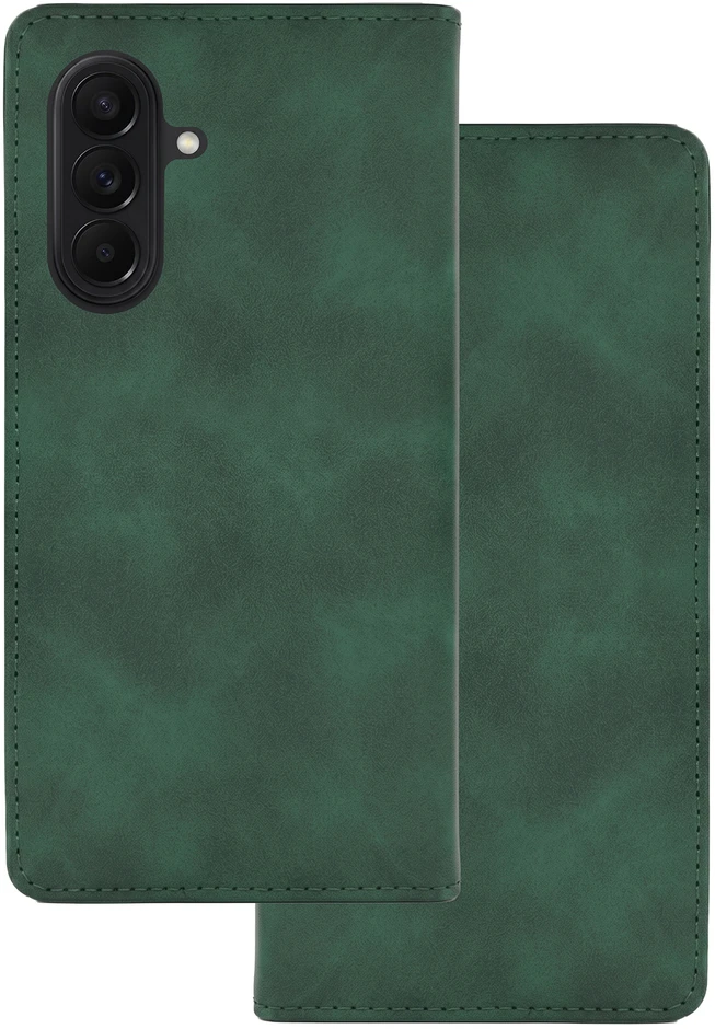 Išmanusis zomšos dėklas, skirtas „Samsung Galaxy A27 5G“, žalias