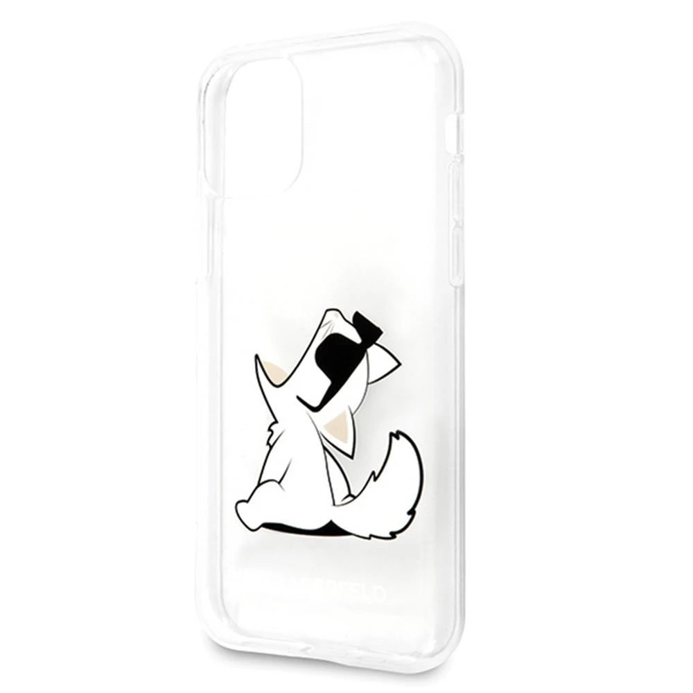 Karl Lagerfeld dėklas, skirtas iPhone 11 KLHCN61CFNRC permatomam kietam dėklui Choupette Fun