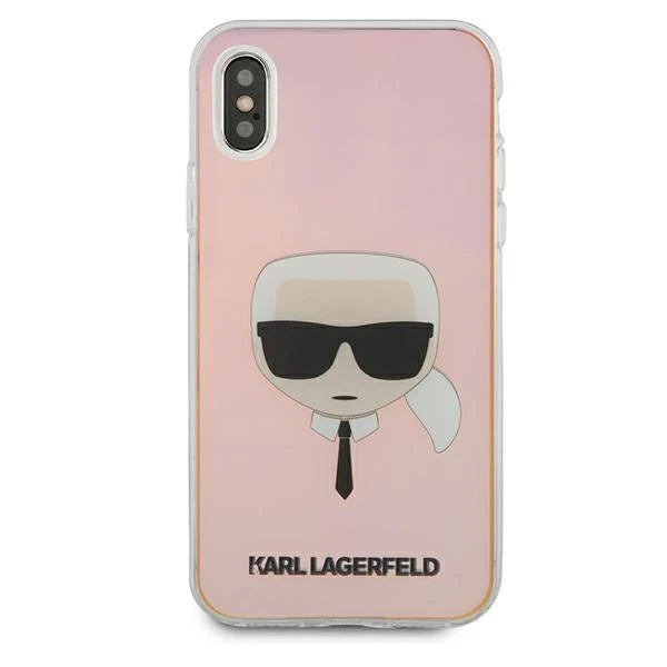 Dėklas Karl Lagerfeld KLHCP12SPCKHML IPHONE 12 MINI 5.4 "MULTICOLOR HARDCASE IRIDESCENT KARL`S HEAD