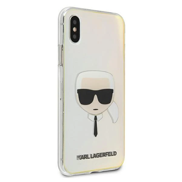 Dėklas Karl Lagerfeld KLHCP12SPCKHML IPHONE 12 MINI 5.4 "MULTICOLOR HARDCASE IRIDESCENT KARL`S HEAD