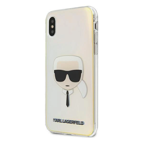 Dėklas Karl Lagerfeld KLHCP12SPCKHML IPHONE 12 MINI 5.4 "MULTICOLOR HARDCASE IRIDESCENT KARL`S HEAD