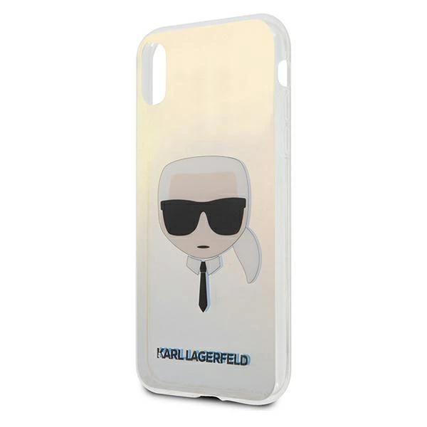 Dėklas Karl Lagerfeld KLHCP12SPCKHML IPHONE 12 MINI 5.4 "MULTICOLOR HARDCASE IRIDESCENT KARL`S HEAD
