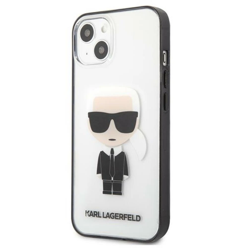 Dėklas Karl Lagerfeld KLHCP13SHIKCK Apple iPhone 13 mini 5,4″ skaidrus Ikonik Karl