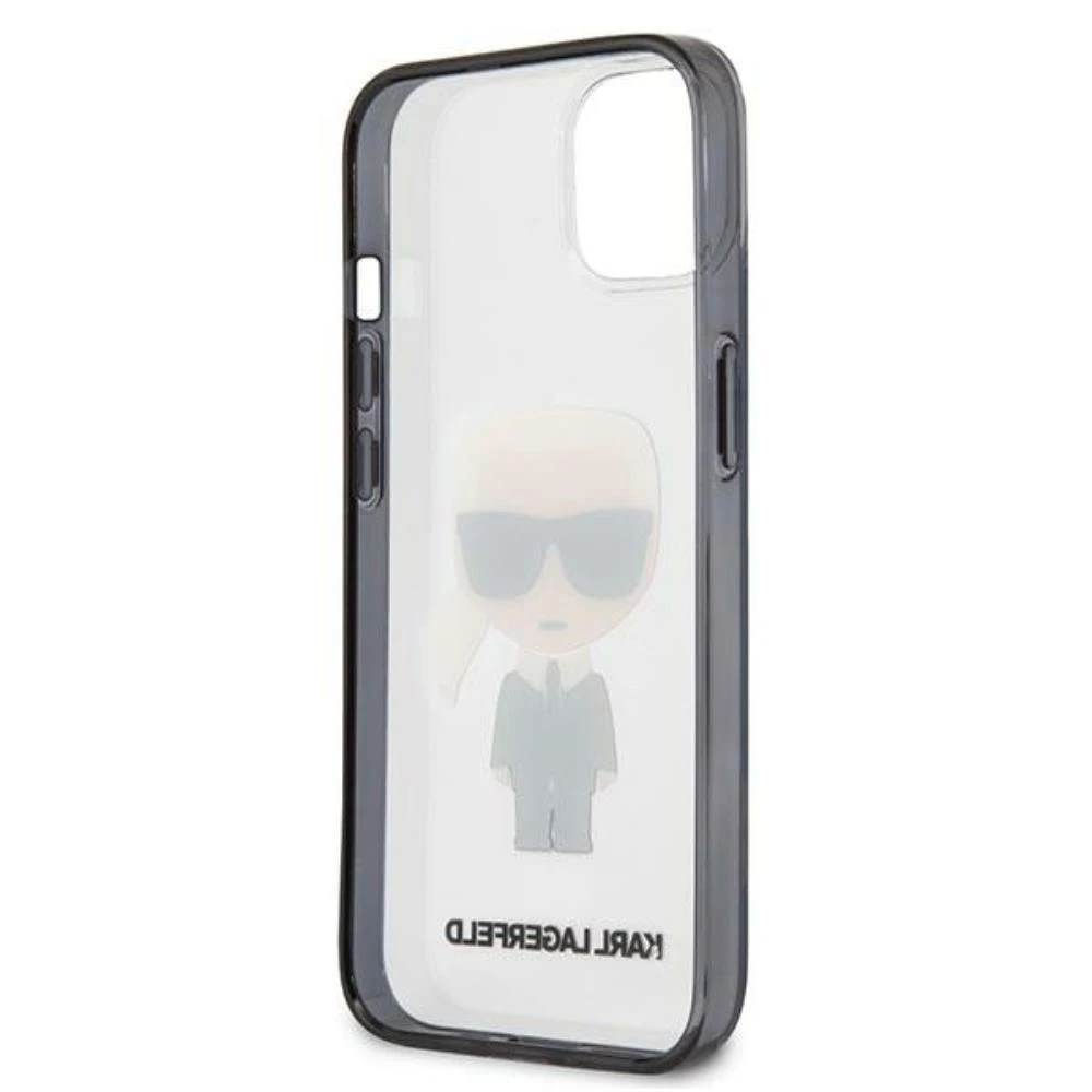 Dėklas Karl Lagerfeld KLHCP13SHIKCK Apple iPhone 13 mini 5,4″ skaidrus Ikonik Karl