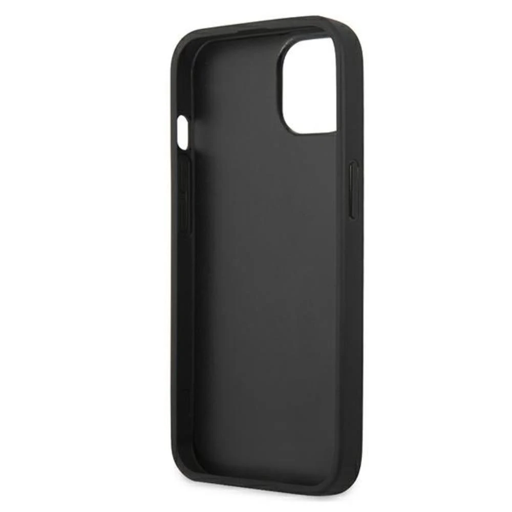 Dėklas Karl Lagerfeld KLHCP13SPKMB IPHONE 13 MINI 5.4 "Mėlynas/Mėlynas HARDCASE LEATHER IKONIK KARL`S HEAD METAL