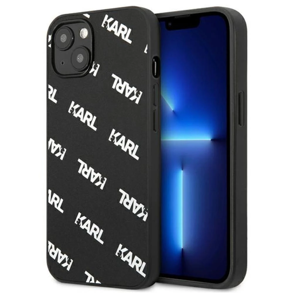 Karl Lagerfeld KLHCP13SPULMBK3 Apple iPhone 13 mini 5,4″ kietas dėklas juodos spalvos Allover