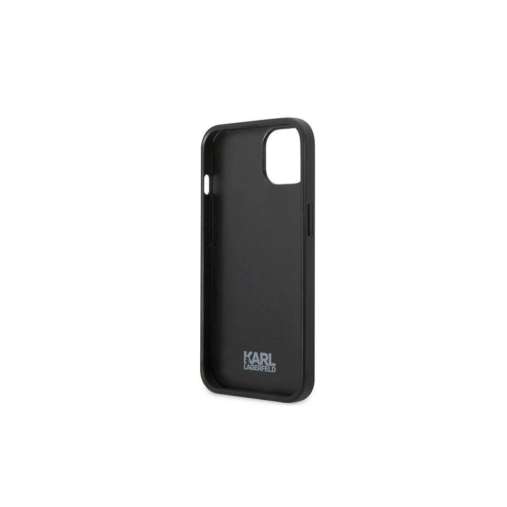 Dėklas Karl Lagerfeld KLHCP13LPMNFIK1 iPhone 13 Pro / 13 6,1" pilka/pilkas Flower Ikonik Karl