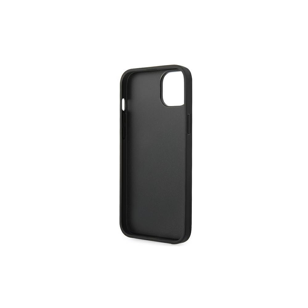 Dėklas Karl Lagerfeld KLHCP14LPGKLSKW iPhone 14 Pro 6.1" kieto dėklo ruda / ruda monograminė juostelė