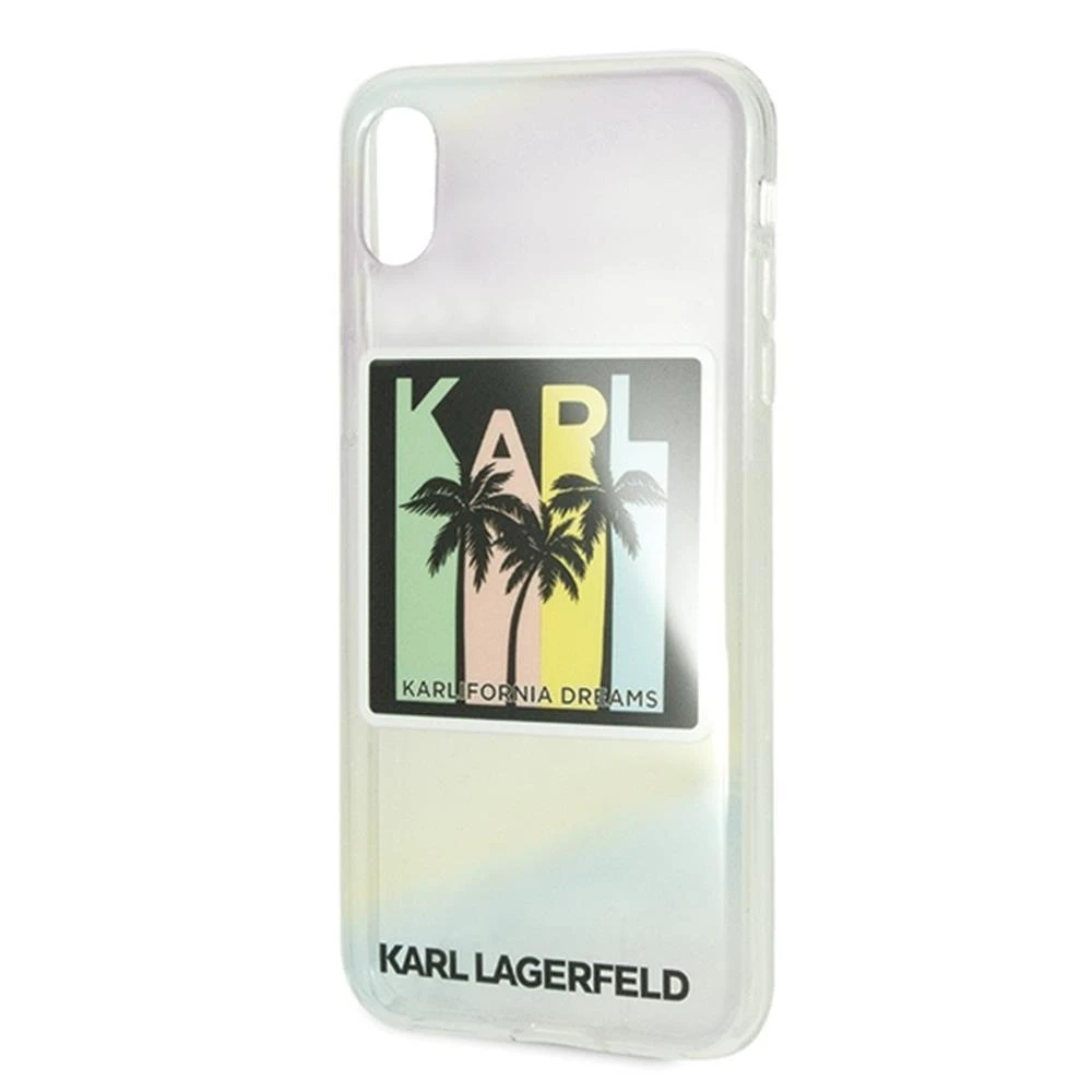 Karl Lagerfeld KLHCI65IRKD Apple iPhone Xs Max kietas dėklas Kalifornia Dreams