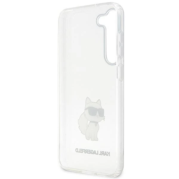 Karl Lagerfeld KLHCS23MHNCHTCT S23+ S916skaidrus kietas dėklas Ikonik Choupette