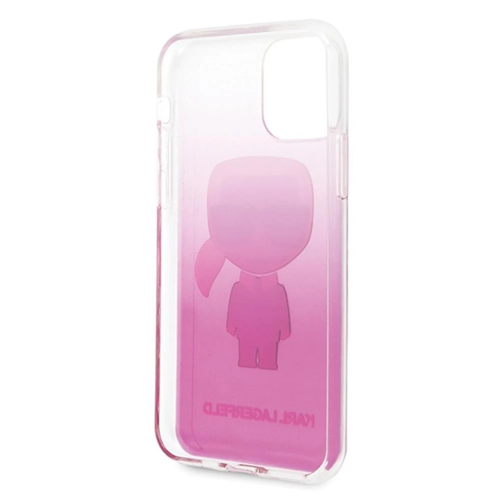 Dėklas Karl Lagerfeld KLHCN58TRDFKPI iPhone 11 Pro rožinė/pink Gradient Ikonik Karl