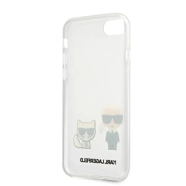 Karl Lagerfeld KLHCP13XCKTR Apple iPhone 13 Pro Max 6,7″ kietas dėklas skaidrus Karl & Choupette