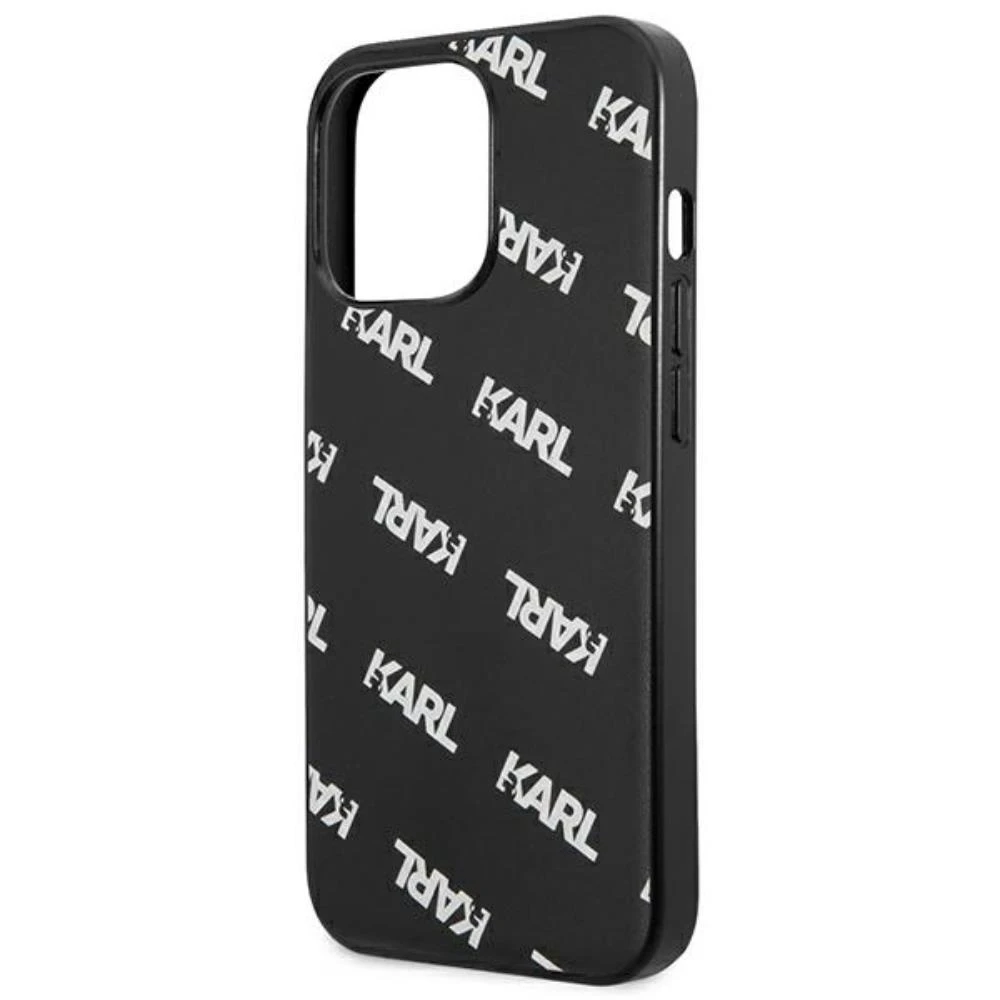 Karl Lagerfeld KLHCP13LPULMBK3 Apple iPhone 13 Pro / 13 6,1″ kietas dėklas juodos spalvos Allover