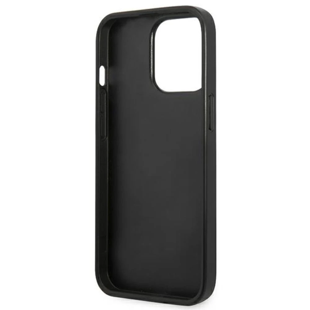 Karl Lagerfeld KLHCP13LPULMBK3 Apple iPhone 13 Pro / 13 6,1″ kietas dėklas juodos spalvos Allover