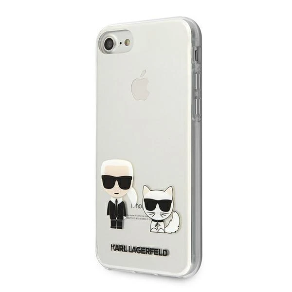 Karl Lagerfeld KLHCP13XCKTR Apple iPhone 13 Pro Max 6,7″ kietas dėklas skaidrus Karl & Choupette