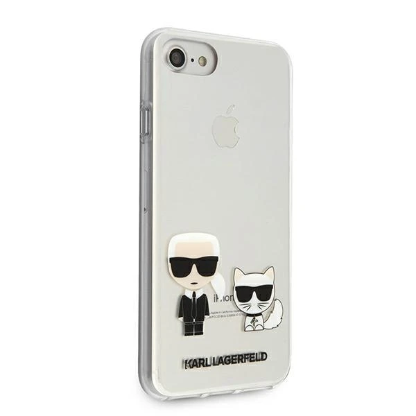 Karl Lagerfeld KLHCP13XCKTR Apple iPhone 13 Pro Max 6,7″ kietas dėklas skaidrus Karl & Choupette