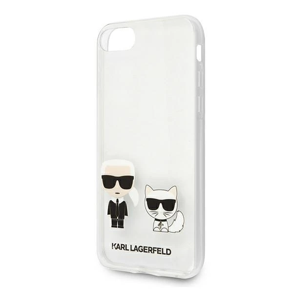 Karl Lagerfeld KLHCP13XCKTR Apple iPhone 13 Pro Max 6,7″ kietas dėklas skaidrus Karl & Choupette