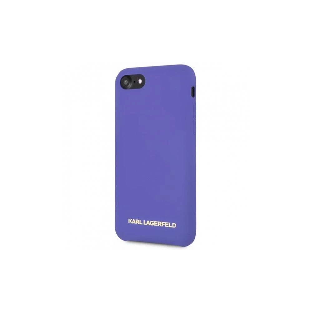 Karl Lagerfeld KLHCI8SAKICKCBK iPhone 7/8 / SE 2020 / SE 2022 juodas/juodas kietas dėklas Saffiano Ikonik Karl&Choupette Head